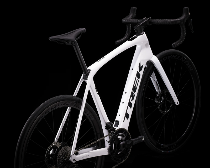 Trek Domane+ SLR 9 Dura-Ace Di2 Electric Road Bike 2024 in Crystal White-3